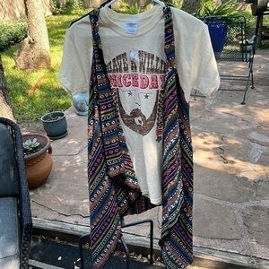 New ▶️ GRACE & EMMA ◀️. Serape long vest.